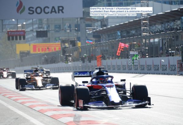 Le Grand Prix d'Azerbaïdjan de Formule 1 démarre à Bakou