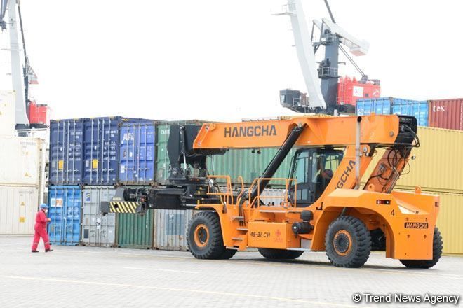 Le transport de conteneur en transit par l’Azerbaidjan a augmenté