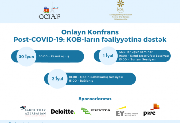 La Chambre de commerce et d'industrie Azerbaïdjan-France (CCIAF) organise une conférence en ligne sur le thème « Post-COVID 19 : La relance pour les PME »