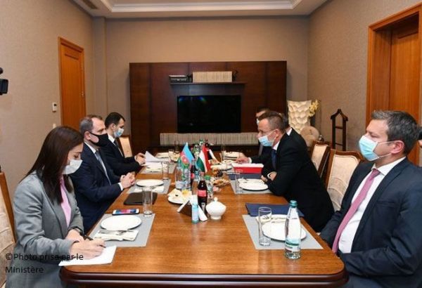 Les ministres des Affaires étrangères azerbaïdjanais et hongrois tiennent une réunion bilatérale (PHOTOS)