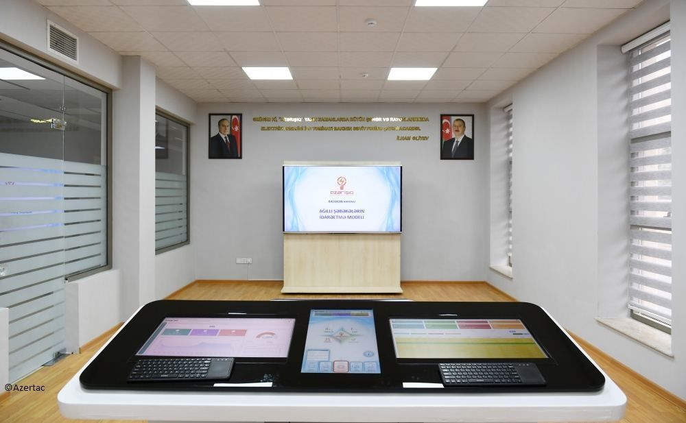 Le Centre de gestion et de surveillance automatique de Balaken de la Société « Azerisiq » a été mis en service