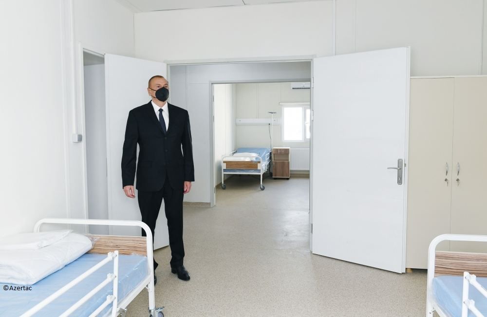 Le président Ilham Aliyev inaugure un hôpital modulaire à Ismayilli