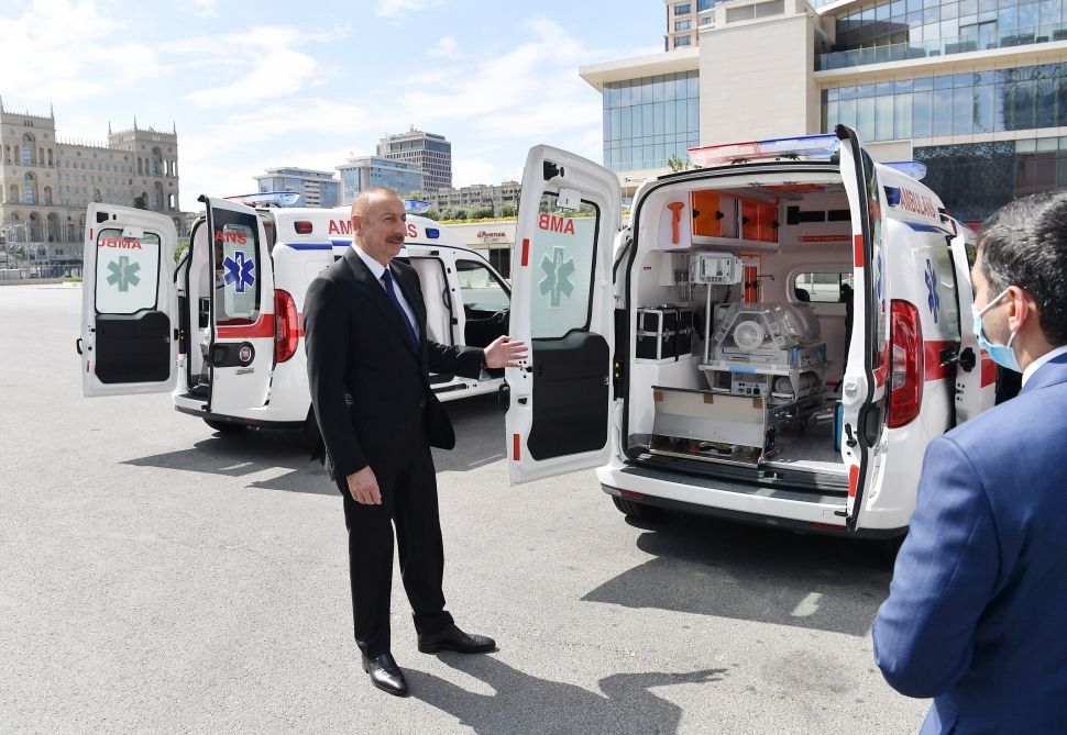 L’Azerbaïdjan a importé de nouvelles ambulances