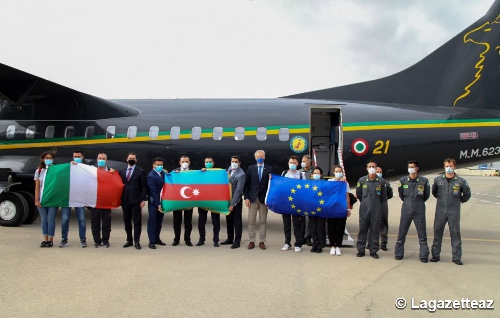 Des médecins italiens sont arrivés en Azerbaïdjan dans le cadre des mesures de lutte contre la pandémie de COVID-19 (PHOTOS)