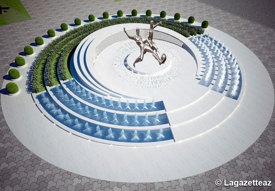 Un complexe de fontaines en forme de « vague mexicaine » sera construit au Stade de Soumgaït en Azerbaïdjan (PHOTOS)