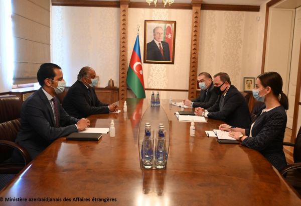 Le ministre azerbaïdjanais des Affaires étrangères s’entretient avec l'ambassadeur d'Égypte en Azerbaïdjan