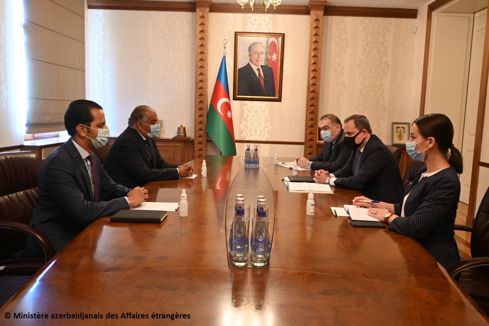 Le ministre azerbaïdjanais des Affaires étrangères s’entretient avec l'ambassadeur d'Égypte en Azerbaïdjan