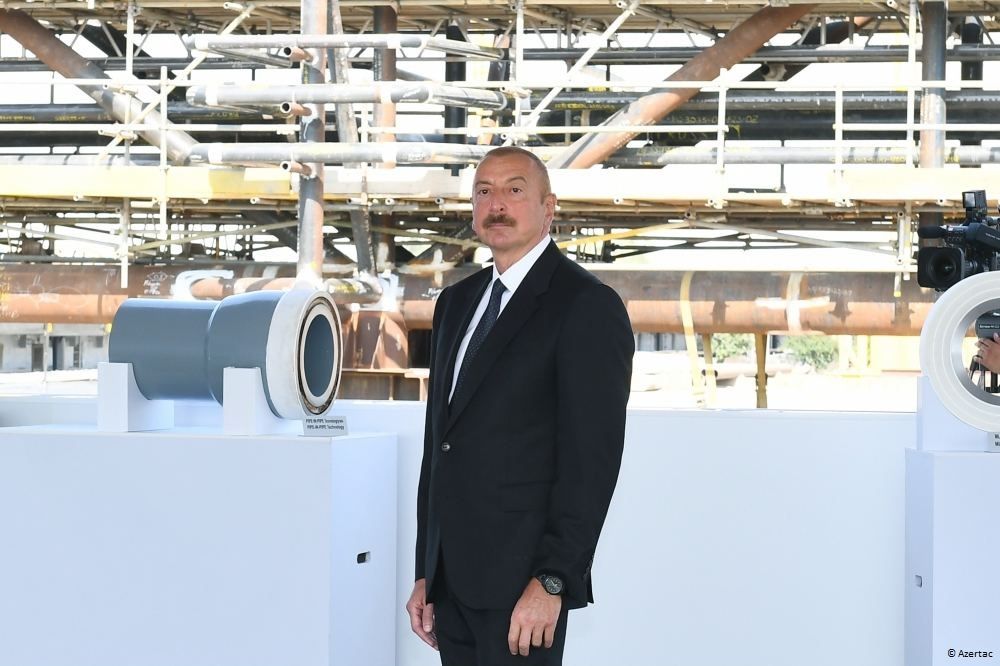 Le président Ilham Aliyev participe à la cérémonie de lancement des opérations maritimes du gisement « Abchéron »