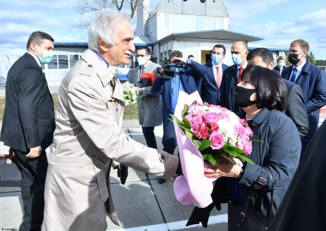 La présidente du Milli Medjlis Sahibé Gafarova est en visite officielle en Russie