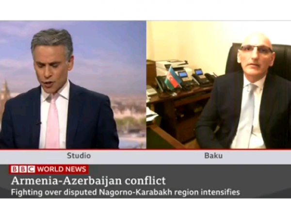Elchin Amirbayov : Depuis le tout début, l'Arménie a choisi comme cible principale la population civile de l'Azerbaïdjan (VIDÉO)