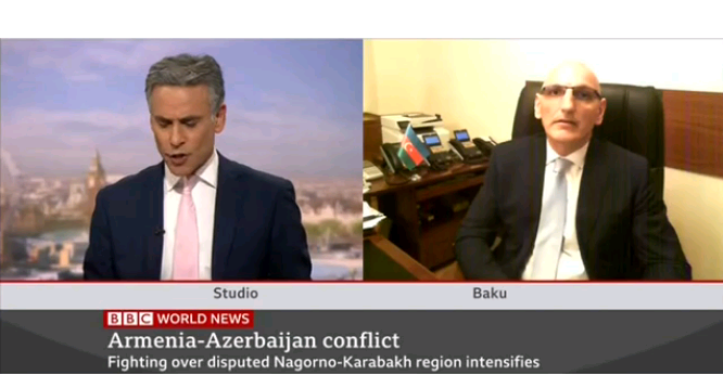 Elchin Amirbayov : Depuis le tout début, l'Arménie a choisi comme cible principale la population civile de l'Azerbaïdjan (VIDÉO)