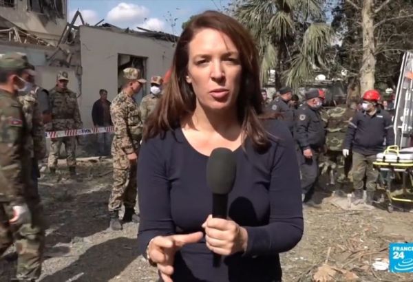 France : La chaîne de télévision France 24 a diffusé un reportage sur les attaques à la roquette des forces armées arméniennes sur la ville de Gandja (PHOTOS)