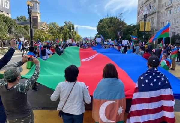 Les organisations de la diaspora azerbaïdjanaise opérant aux États-Unis ont tenu une action de protestation contre l'agression arménienne (PHOTOS)