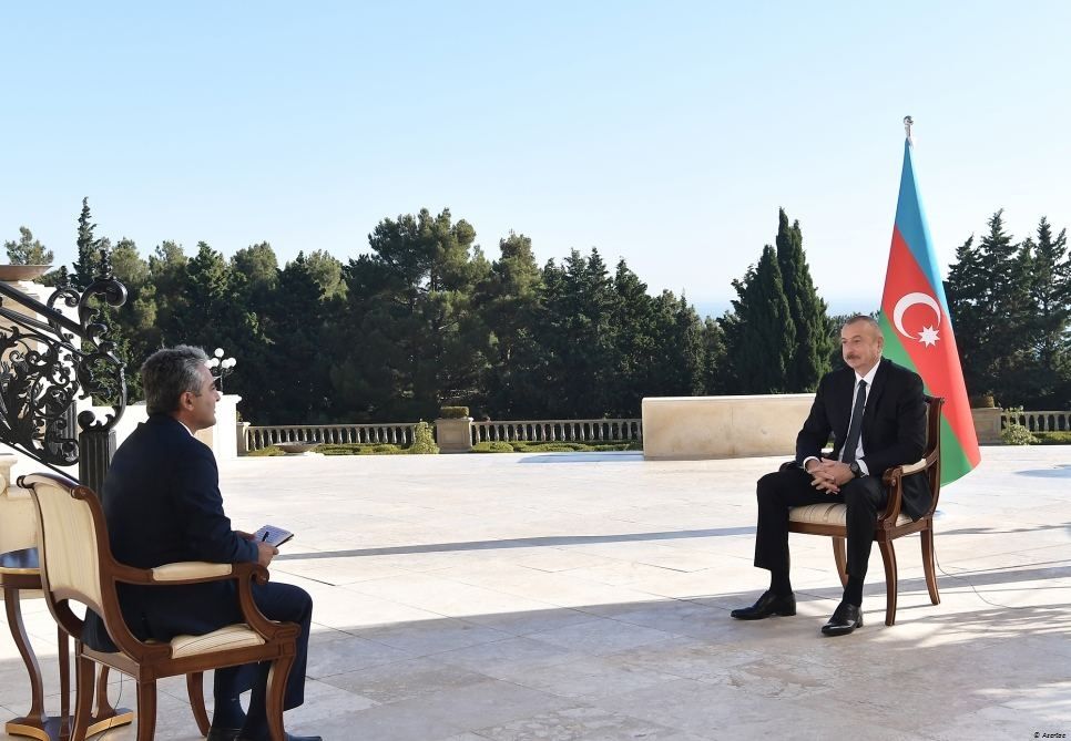 Le président Ilham Aliyev a accordé un entretien à la chaîne de télévision turque A Haber