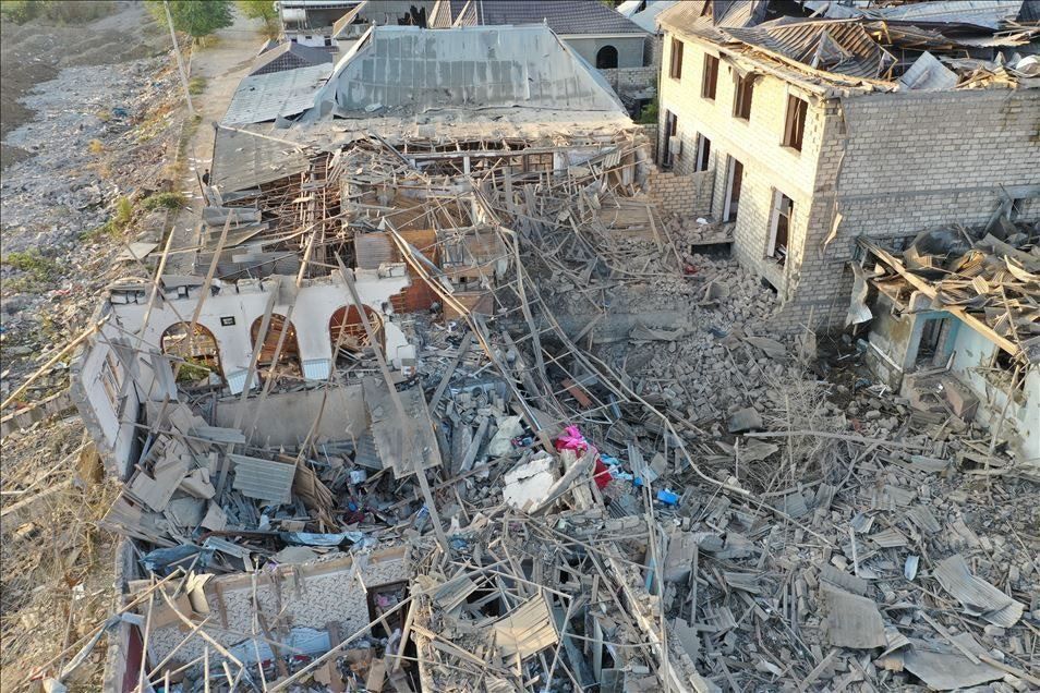 Le nombre de civils tués à la suite du bombardement de la ville de Gandja a atteint 14