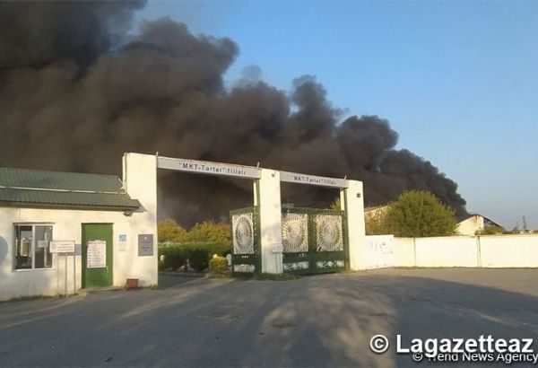 Les forces armées de l'Arménie ont tiré sur une usine de réception et de traitement du coton à Terter (PHOTOS/VIDEO)