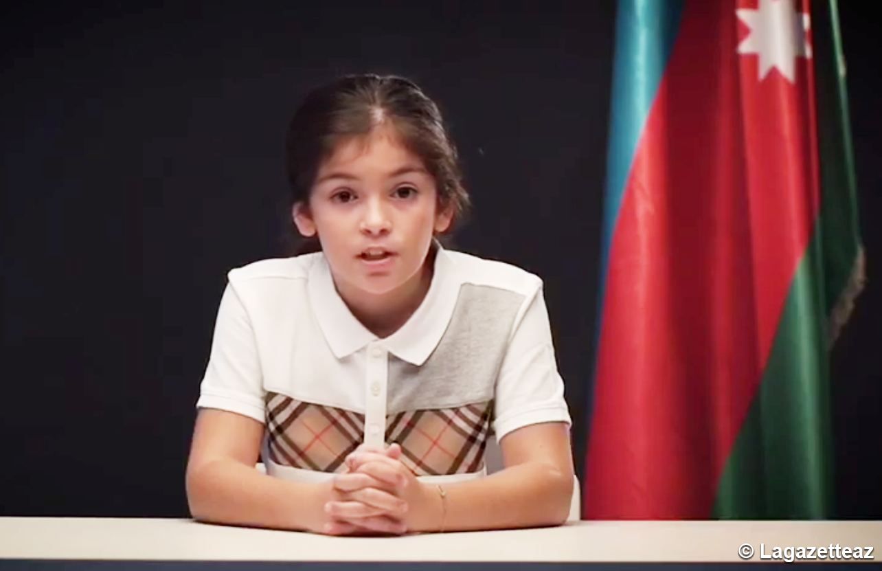 Une élève azerbaïdjanaise adrèsse un appel vidéo aux boureaux arméniens (VIDEO)
