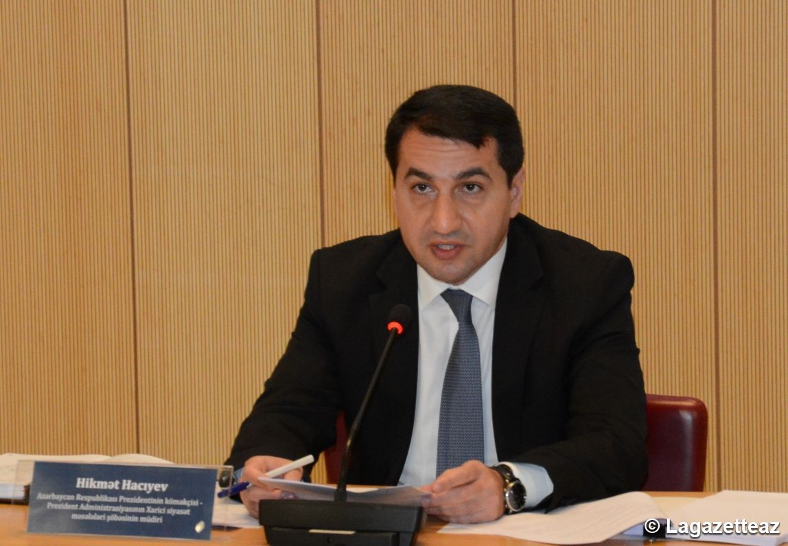Hikmet Hadjiyev : Hier, l'Arménie a tiré 498 obus sur 6 villes de l'Azerbaïdjan