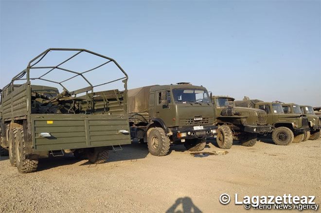 L'armée azerbaïdjanaise a capturé plusieurs autres véhicules blindés abandonnés des forces armées arméniennes