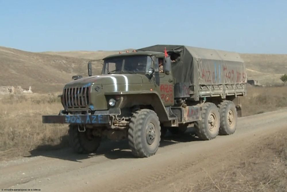 Des matériels militaires pris comme butin de guerre aux forces armmées arméniennes (VIDEO)