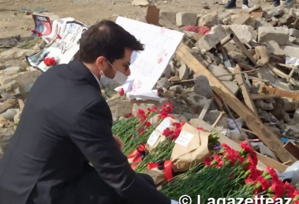 L'Ambassadeur d’Israël en Azerbaïdjan a visité la ville de Gandja, pilonnée par les forces arméniennes