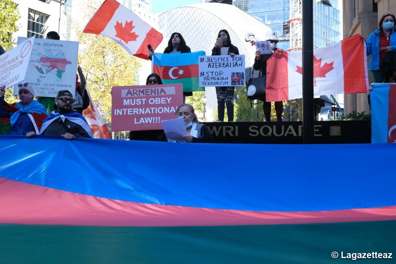 Canada : manifestation contre la terreur arménienne à Gandja (PHOTO)