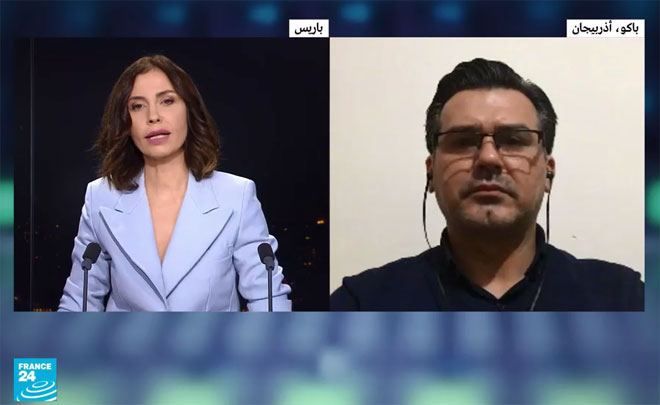 Le rédacteur en chef de l'agence Trend, Rufiz Hafizoglu, sur la chaîne de télévision « France 24 » : L'Arménie n'a jamais reconnu les négociations (VIDÉO)