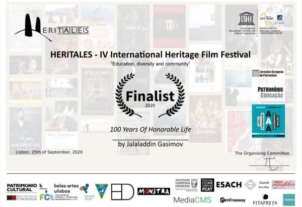 Un film azerbaïdjanais a atteint la finale de l'International Heritage Film Festival, organisé avec le soutien de l'UNESCO