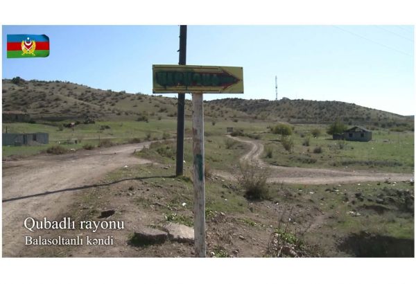Le village de Balasoltanly de la région de Goubadly libéré de l'occupation arménienne (VIDEO)