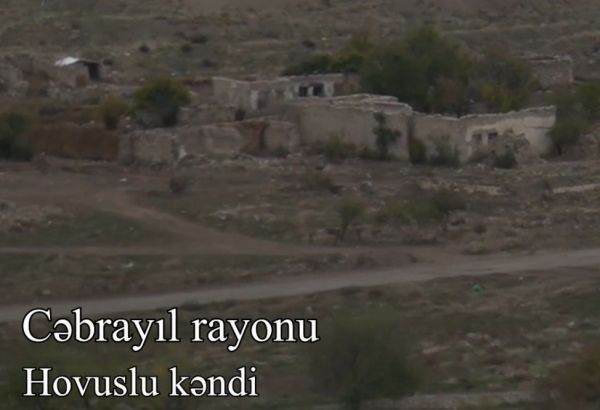 Video depuis des villages libérés de l'occupation arménienne : Le village de Khodjik de la région de Goubadly et le village de Hovouslou de la région de Djabraïl