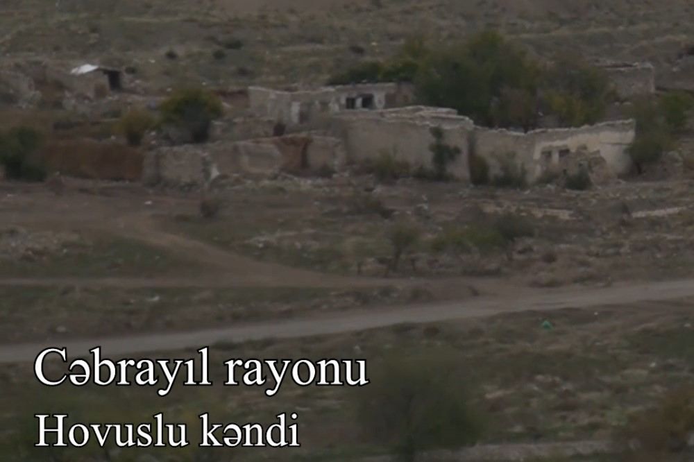 Video depuis des villages libérés de l'occupation arménienne : Le village de Khodjik de la région de Goubadly et le village de Hovouslou de la région de Djabraïl