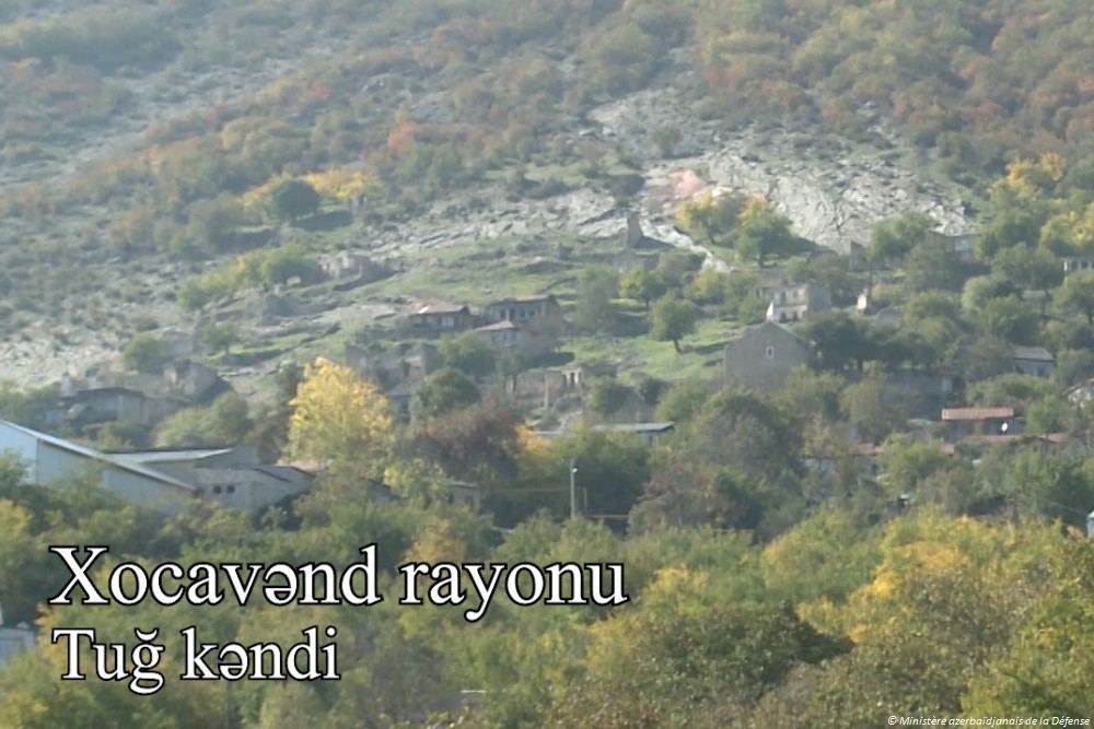 Vidéo du village de Tough de la région de Khodjavend, libéré de l'occupation arménienne