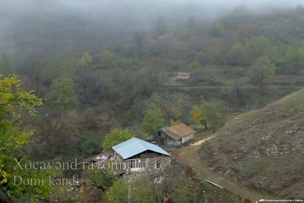 Le village de Domi de la région de Khodjavend, libéré de l'occupation arménienne (VIDEO)