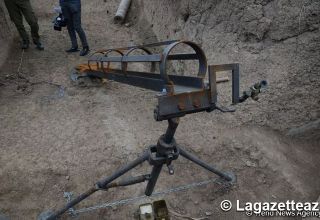 Les Arméniens ont fait l’usage des lance-roquettes artisanaux, appliqués par des terroristes, dans les combats au Karabagh (PHOTO)