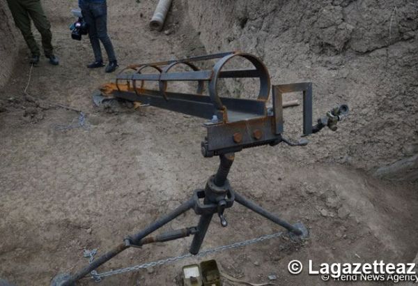 Les Arméniens ont fait l’usage des lance-roquettes artisanaux, appliqués par des terroristes, dans les combats au Karabagh (PHOTO)