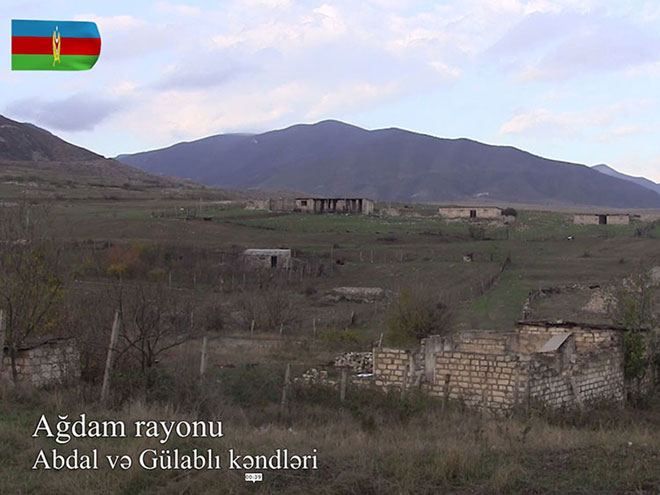 Les villages de Gulably et Abdal de la région d'Aghdam, libérée de l'occupation arménienne (VIDEO)