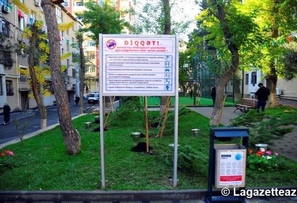 Azerbaïdjan : Dans le cadre du projet « Our Yard » de l'Association IDEA, une autre cour a été rénovée à Bakou (PHOTO)