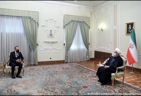 Le chef de la diplomatie azerbaïdjanaise rencontre le Président iranien (PHOTO)
