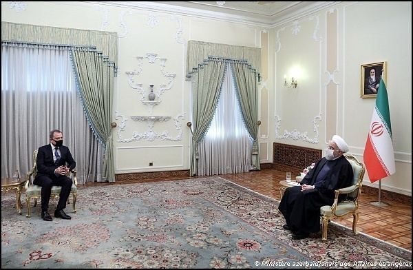 Le chef de la diplomatie azerbaïdjanaise rencontre le Président iranien (PHOTO)
