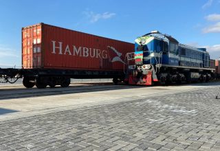 Un autre train transportant des marchandises d'exportation turques passera par le port de commerce maritime international de Bakou pour rejoindre la Chine