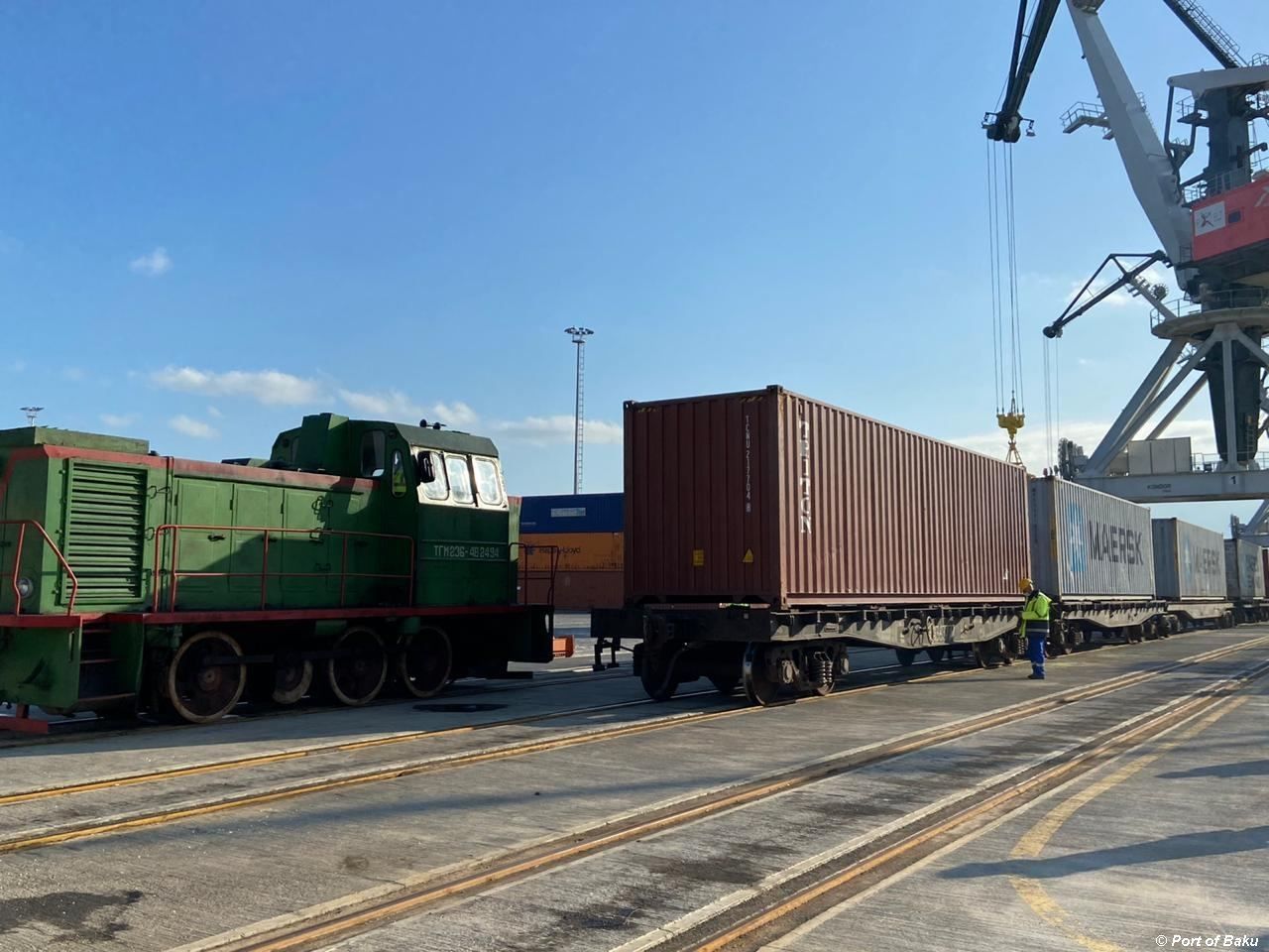 Port de Bakou : ADY Container continuera à transporter des marchandises turques vers la Chine par le navire feeder « Beket Ata » (PHOTO)