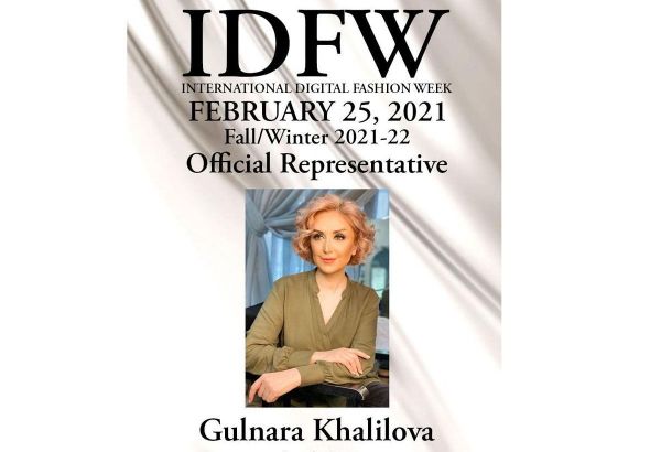 La designer Gulnara Khalilova est devenue représentante de l’International Digital Fashion Week en Azerbaïdjan (VIDEO)