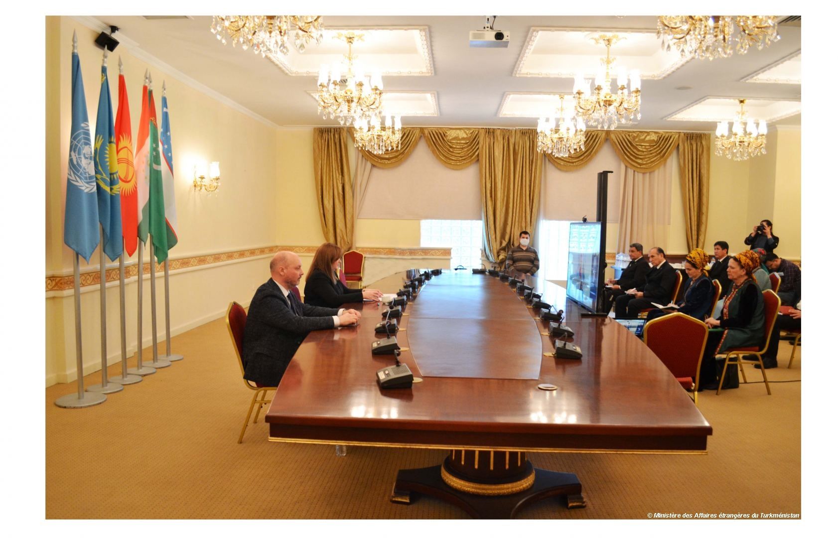 Mme Natalia Gherman, Cheffe du Centre régional des Nations Unies pour la diplomatie préventive pour l'Asie centrale a tenu une conférence de presse (PHOTO)