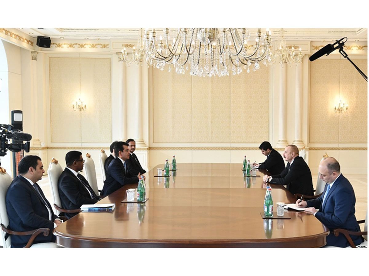 Le président Ilham Aliyev reçoit la délégation menée par le Directeur général de l’ICESCO