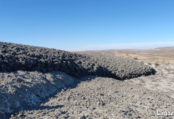 Bakou - éruption d'un volcan de boue à Gobustan (PHOTO/VIDEO)