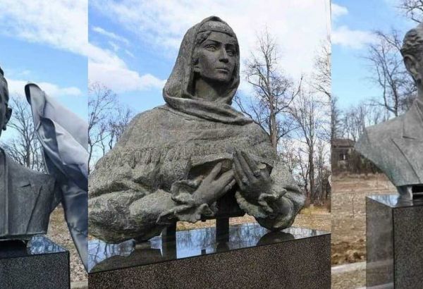 Avec le retour de bustes des arrtistes azerbaïdjanais exceptionnels Khurshidbanu Natavan, Uzeyir Hadjibeyli et Bulbul, la renaissance culturelle de Choucha commence (PHOTO)