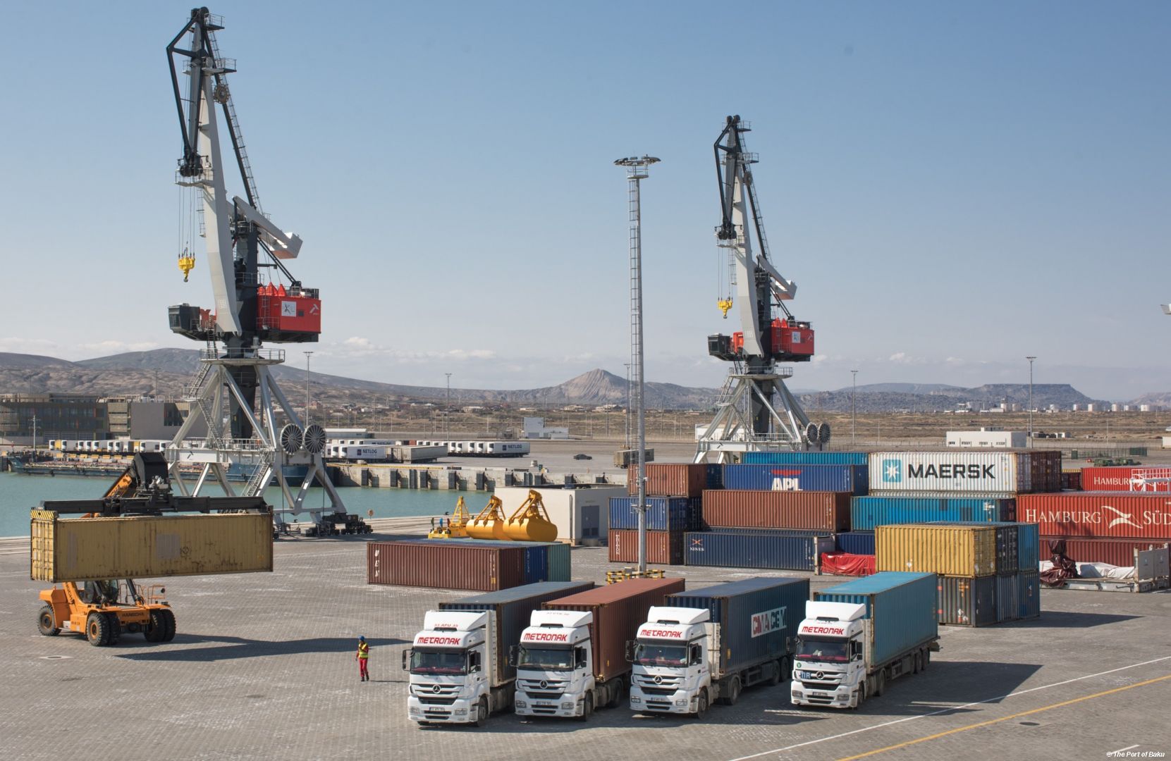 Le Port de commerce de Bakou augmente le transbordement de marchandises en 2020