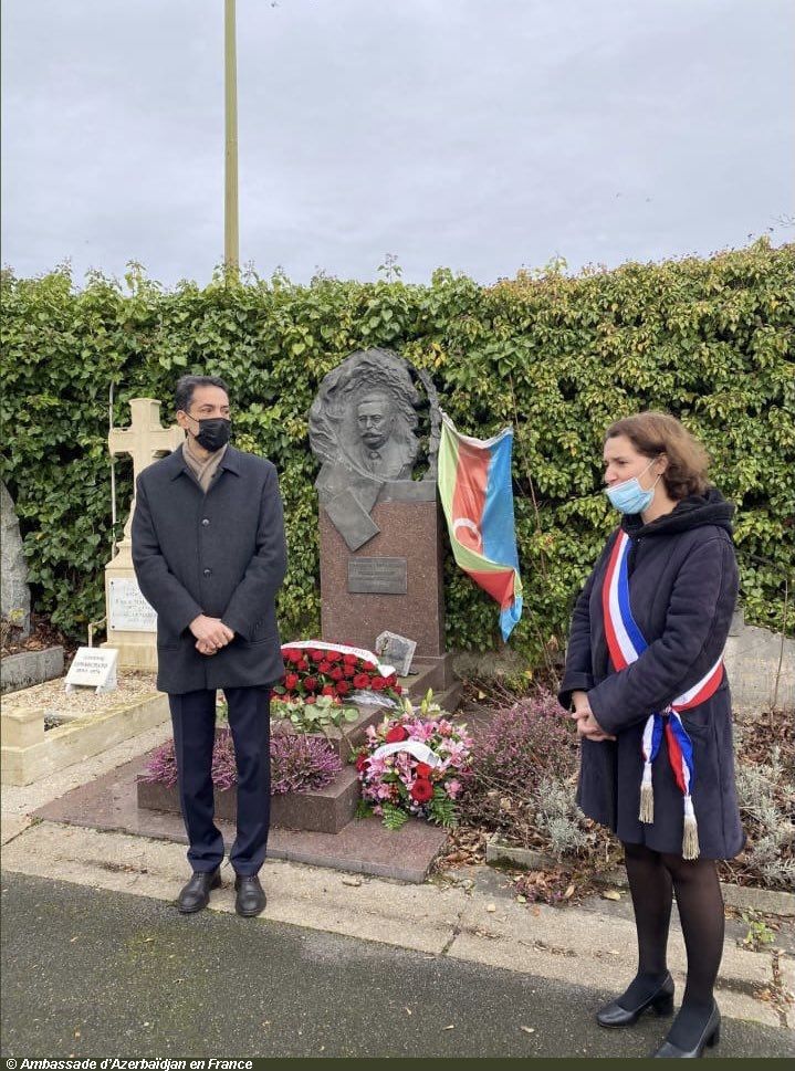 La mémoire des victimes de la tragédie du 20 Janvier à Bakou est honorée en France (PHOTO) - Gallery Image