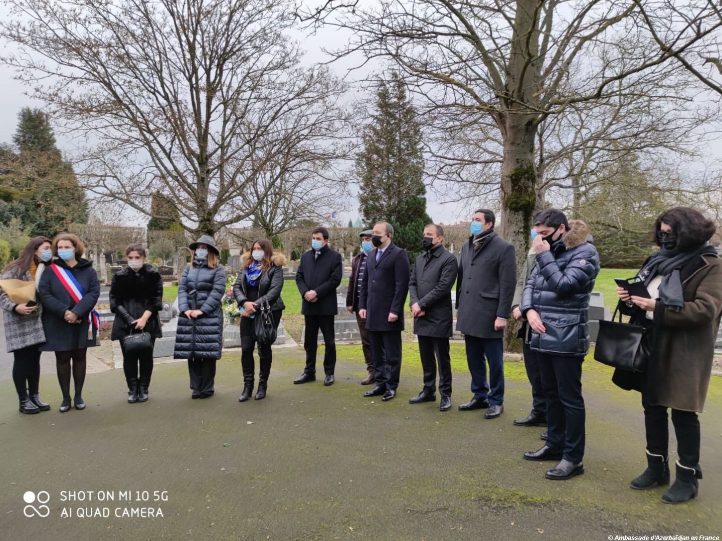 La mémoire des victimes de la tragédie du 20 Janvier à Bakou est honorée en France (PHOTO) - Gallery Image