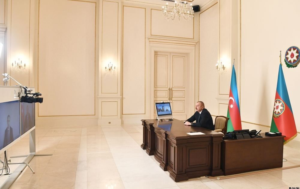 Le président Ilham Aliyev s’entretient par visioconférence avec Rechad Nabiyev à la suite de sa nomination au poste de ministre des Transports, des Communications et des Hautes technologies